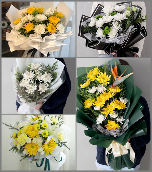 广东湛江市廉江市和寮镇下甶村白事花束代送